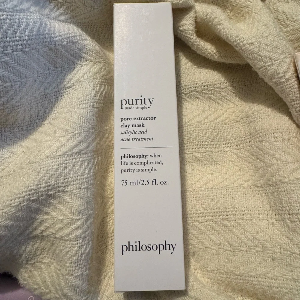 philosophy purity made simple pore extractor clay mask 2.5 oz - Picture 3 of 6